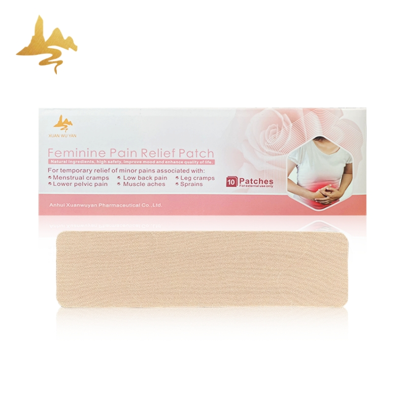 China Wholesale Heat Therapy Skin Color Menstrual Cramp Feminine Pain Relief Patch