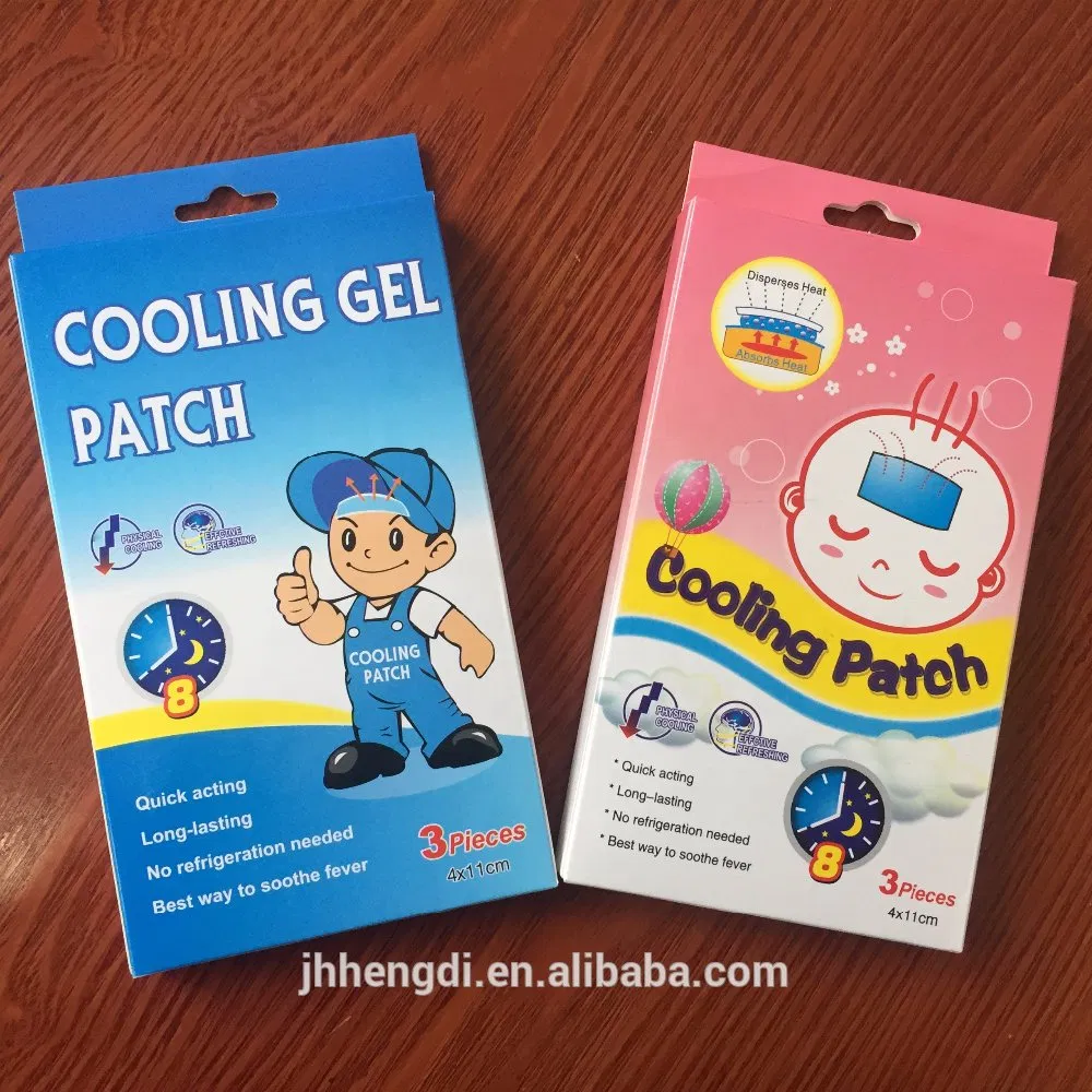 Custom Factory Medical Supply Fever Baby Cooling Gel Patch for Health Care