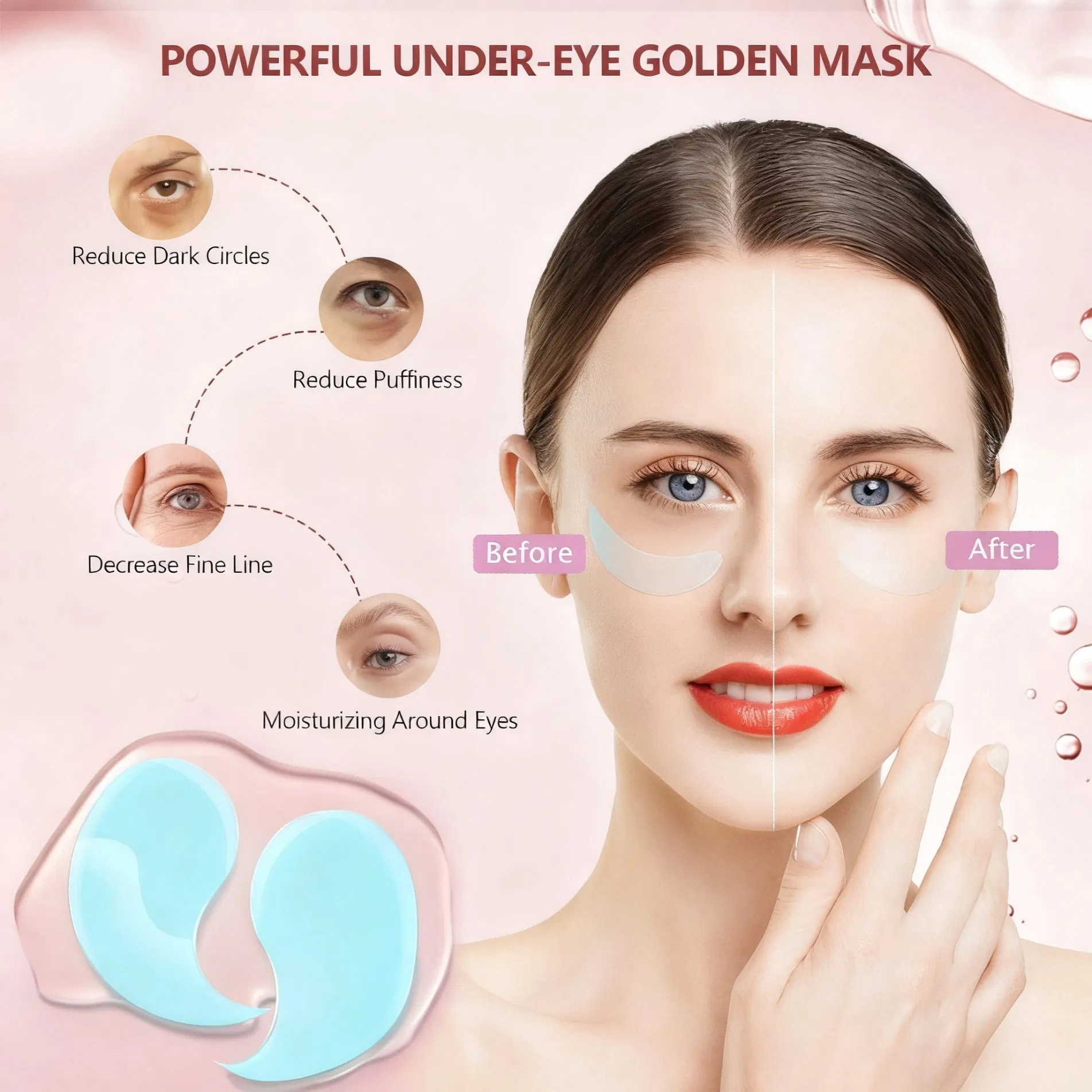Anti-Wrinkle Eye Mask Firm Eye Area Reduce Fine Lines