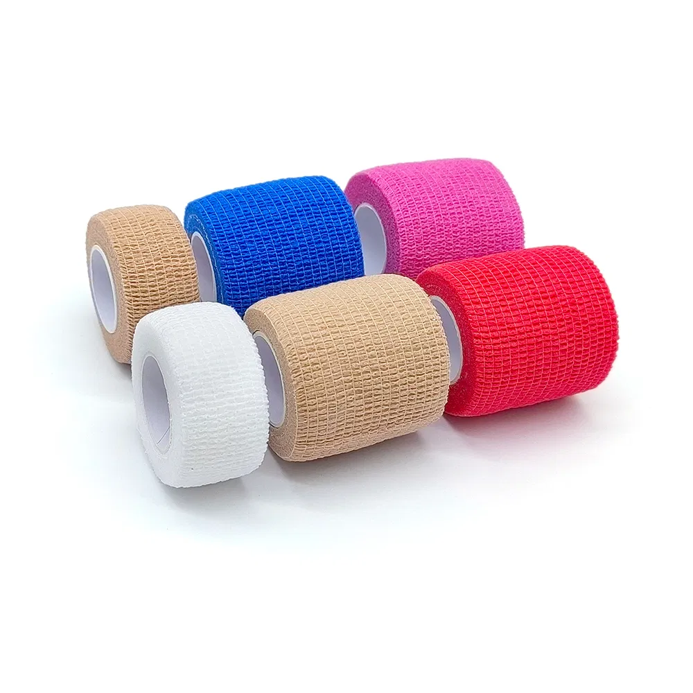 Hot Selling Veterinary Wrap Outdoor Sports Wrist Ankle Self Adhesive Non Woven Tape Liquid Bandage