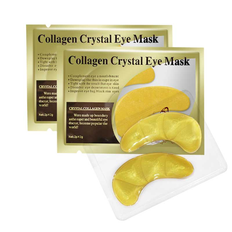 Anti-Wrinkle 24K Gold Dark Circle Remove OEM Eye Care Custom Logo Eye Mask for Dark Circles and Puffiness