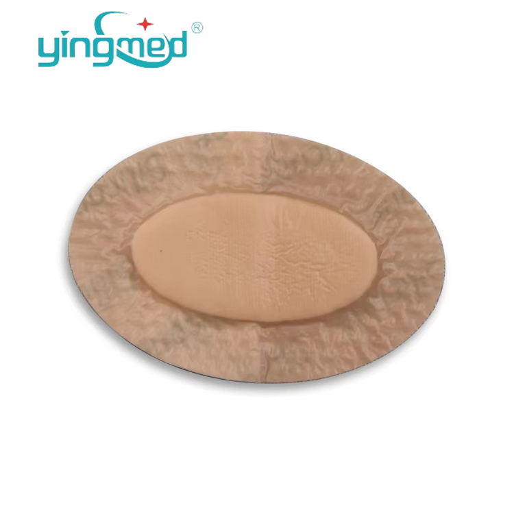 Oval Hydrocolloid Waterproof Adhesive Wound Care Dressing