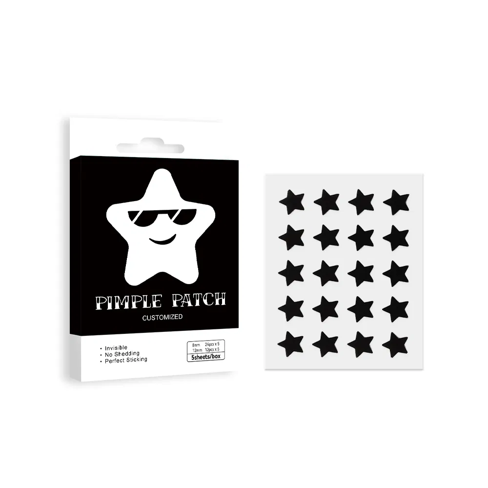 Star Shaped Acne Pimple Hydrocolloid Patches OEM Wholesale Private Label Patch Spot Cover
