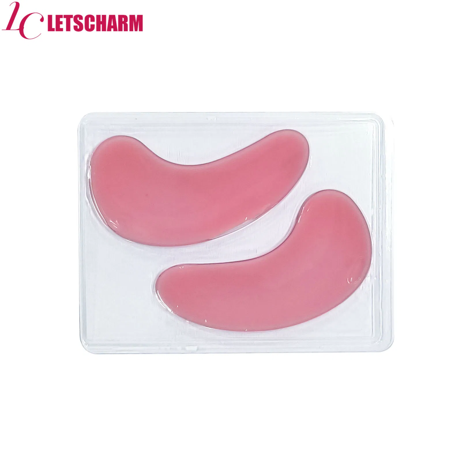 Ls012 Private Label Pink Hydrogel Eye Mask - OEM Anti-Wrinkle Moisturizing Patches