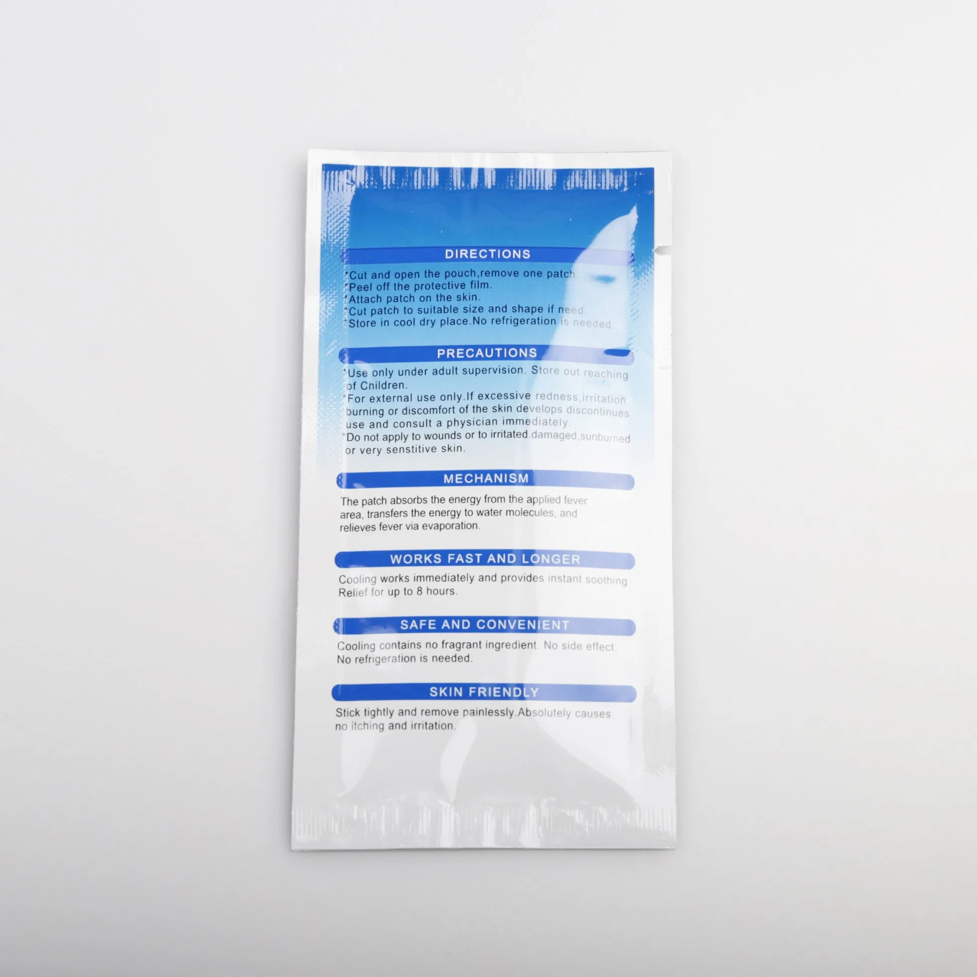 Disposable Hydrogel Cooling Gel Fever Patch