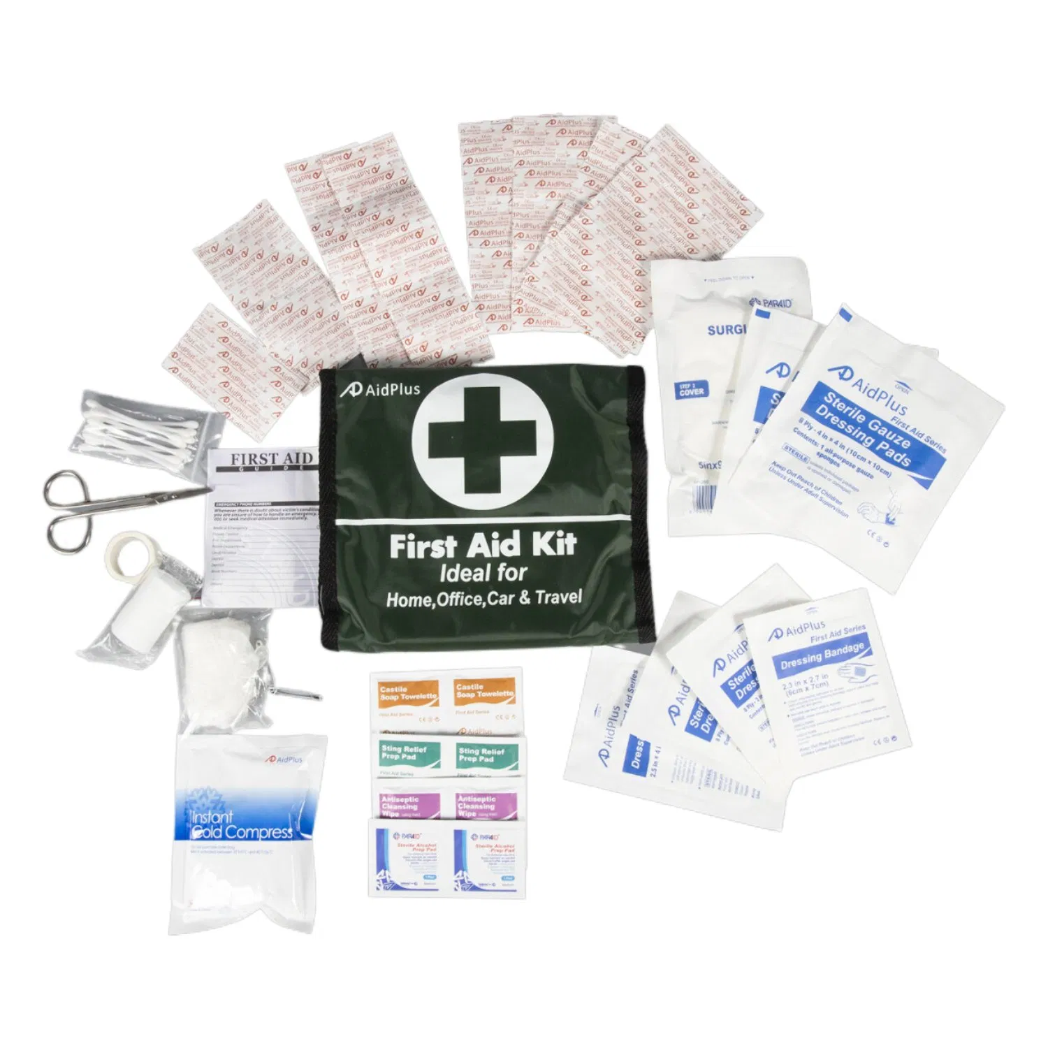 Mini CE FDA ISO Approved Plastic Medical Level Survival First Aid Box Kits Produdct Supplier for Home Car Auto Travel Family Outdoor