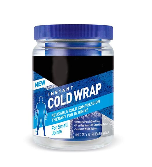 7.5cm×3.5m Cotton Cooling Bandage Elastic Ice Pack Wrap for Pain Relief, Strains, Bruises