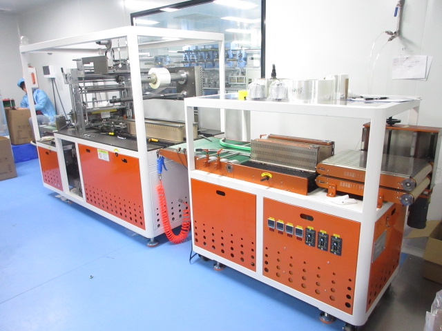 Automatic Film Sealing Machine at ProMix Medical factory