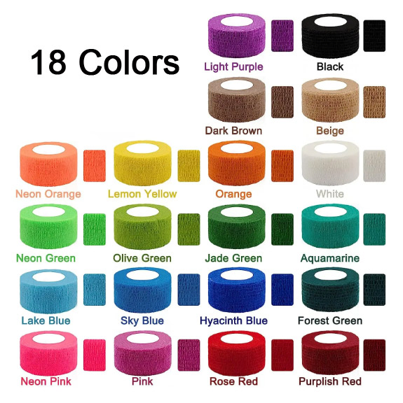 Hot Selling Veterinary Wrap Outdoor Sports Wrist Ankle Self Adhesive Non Woven Tape Liquid Bandage