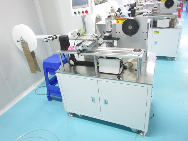 Secondary Rewinder machine at ProMix Medical production line