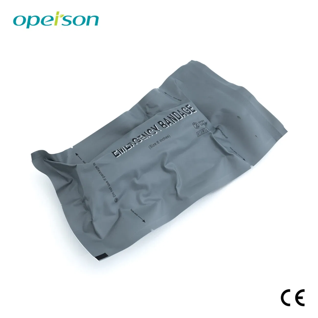 Natural Cotton Fibers Rapid Liquid Absorption Medical First Aid Emergency Bandage