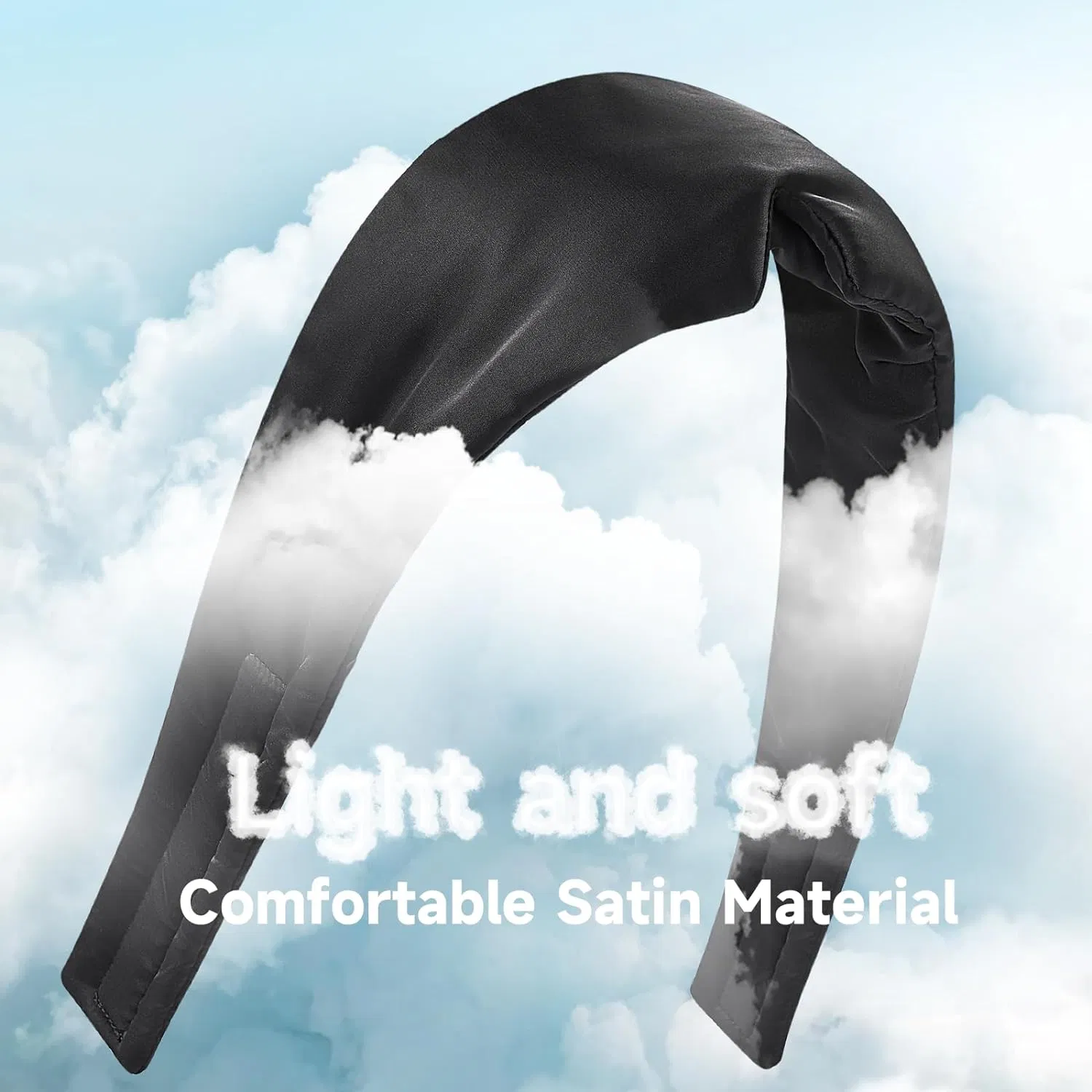 Soft Sleep Mask Anti-Wrinkle Blackout Eye Mask for Side Sleepers