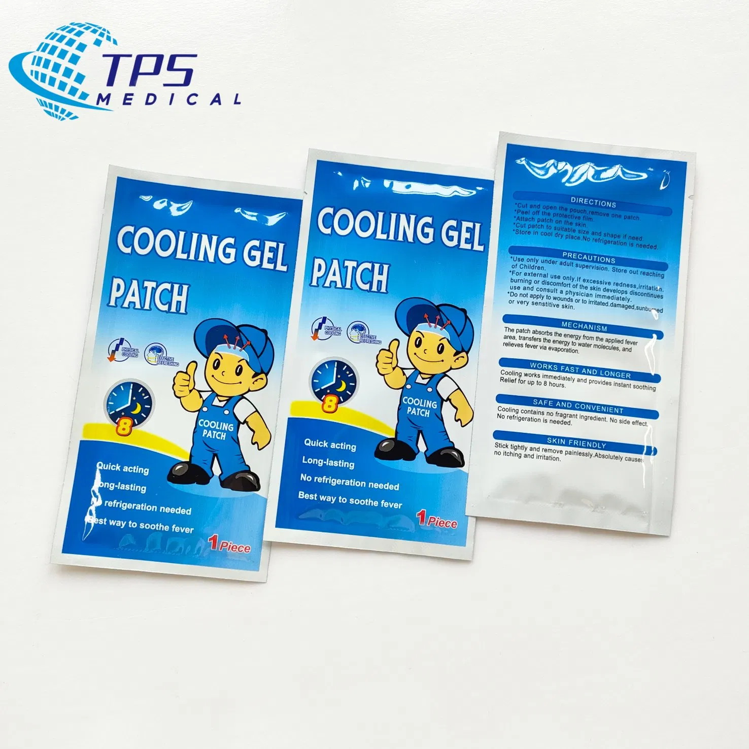 Chinese Manufacturer Premium Hydrogel Cooling Gel Patch Antipyretic Patch for Reliving Fever or Migraine for Baby Kids Children