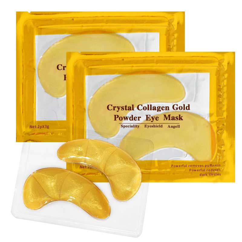 Anti-Wrinkle 24K Gold Dark Circle Remove OEM Eye Care Custom Logo Eye Mask for Dark Circles and Puffiness