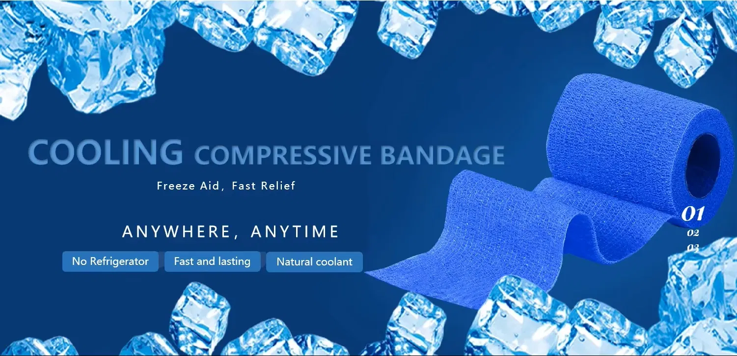 Elastic Cohesive Bandage Cold Ice Wraps
