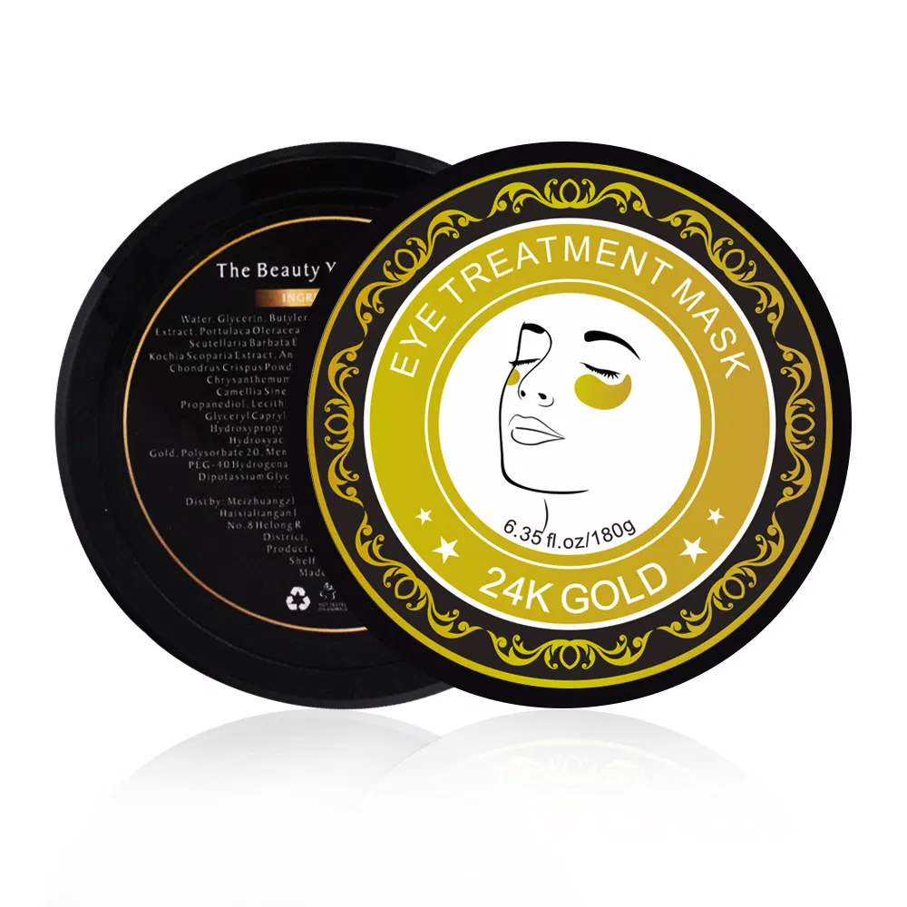 Manufacturer Skin Care Collagen Anti Wrinkle Crystal Anti Aging 24K Gold Eye Mask for Women