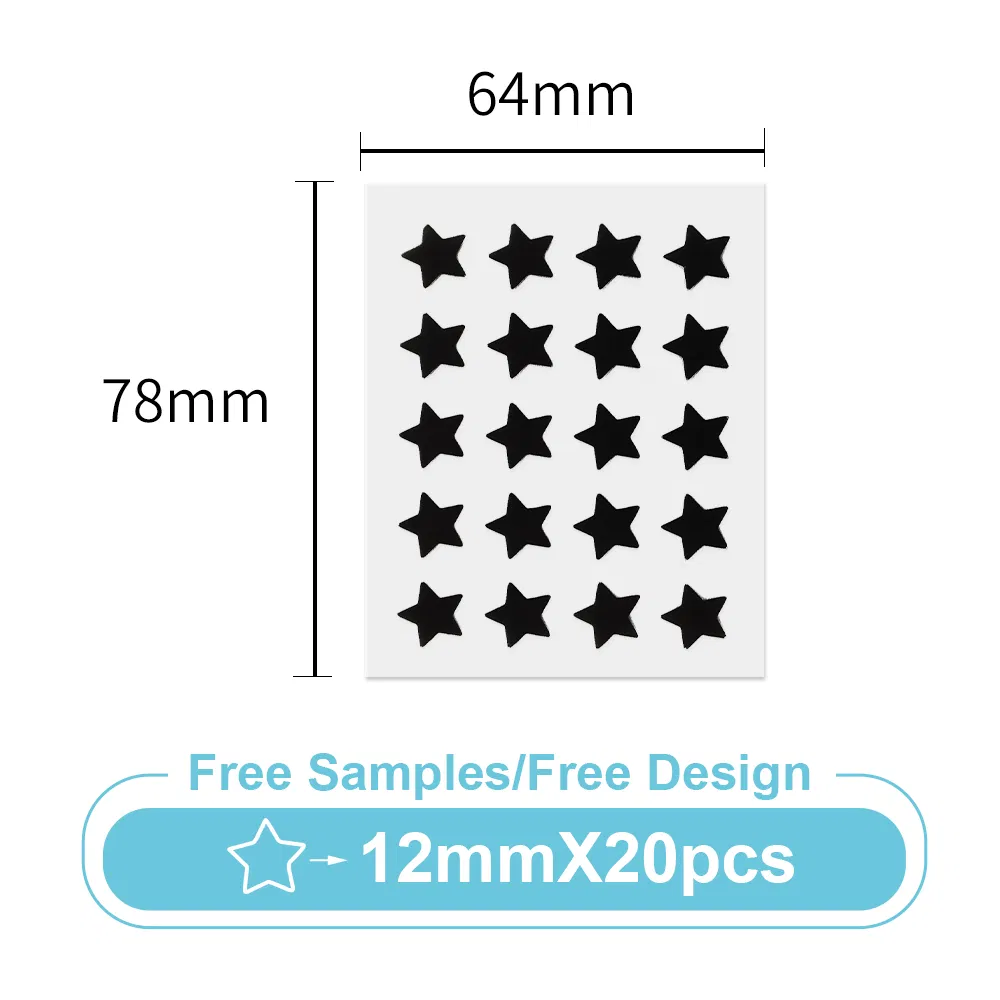 Star Shaped Acne Pimple Hydrocolloid Patches OEM Wholesale Private Label Patch Spot Cover