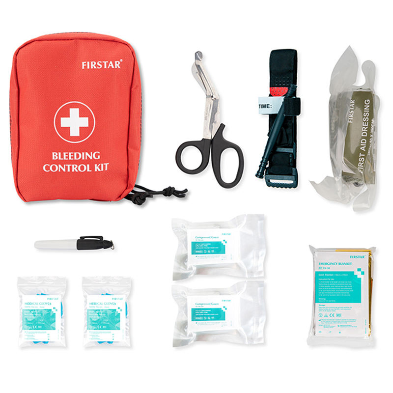Comprehensive Outdoor First-Aid Kit for Bleeding Control and Rescue