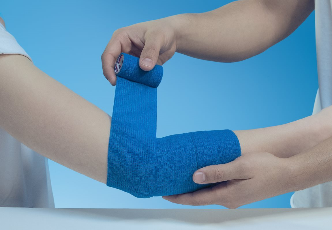 Manufacturer Direct Cold Cohesive Bandage Self-Adhesive Compression Wrap for Injury Recovery