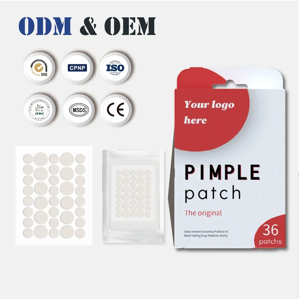 High Quality Factory in Stock Pimple Remover Customized Hydrocolloid Acne Pimple Patches