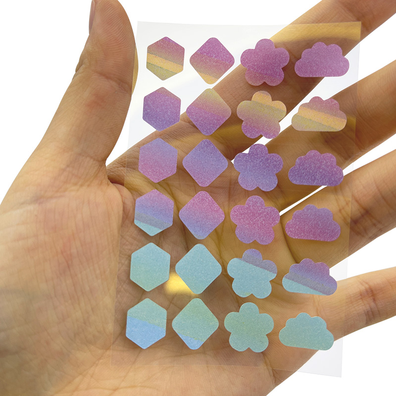 OEM Laser Hydrocolloid Acne Patches Holographic Pimple Patch Colored Pimple Patches