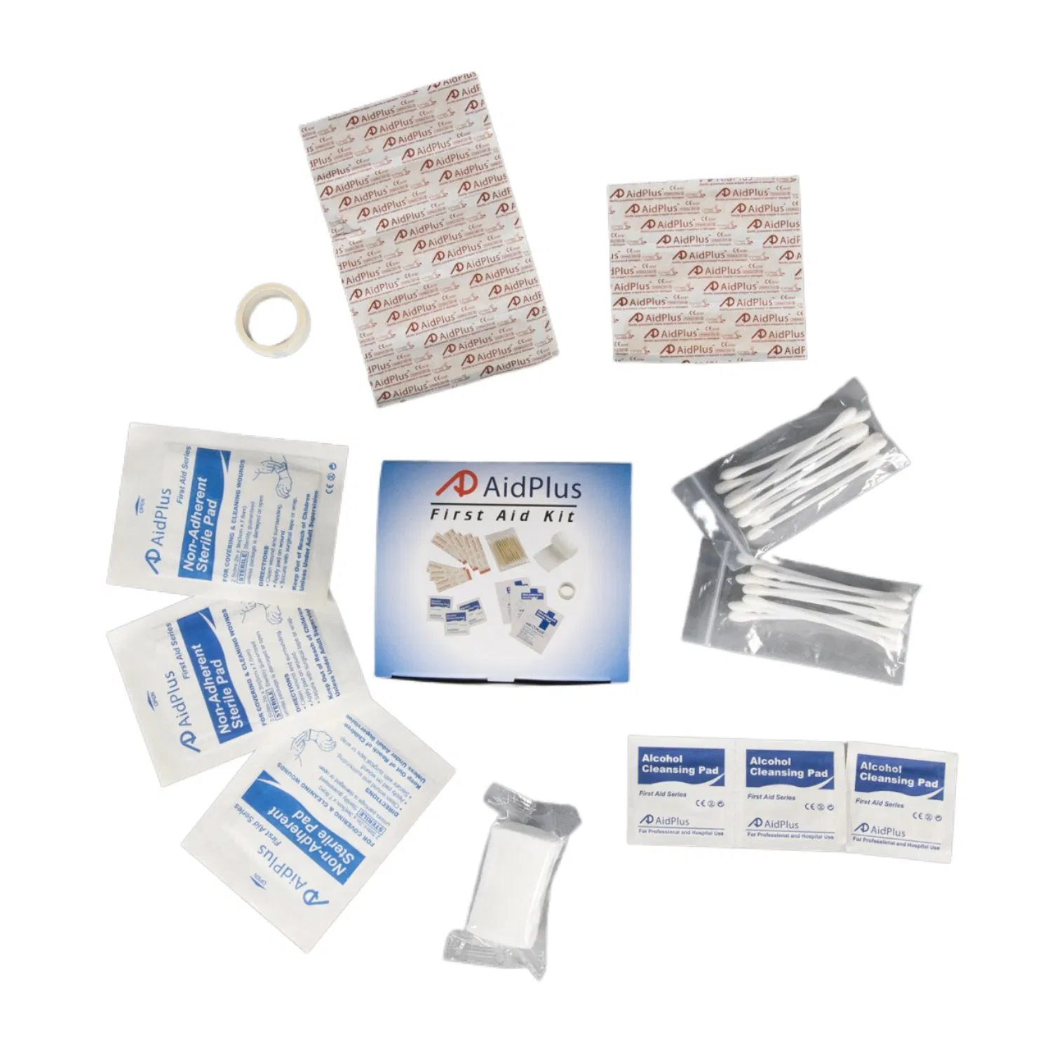 Mini CE FDA ISO Approved Plastic Medical Level Survival First Aid Box Kits Produdct Supplier for Home Car Auto Travel Family Outdoor