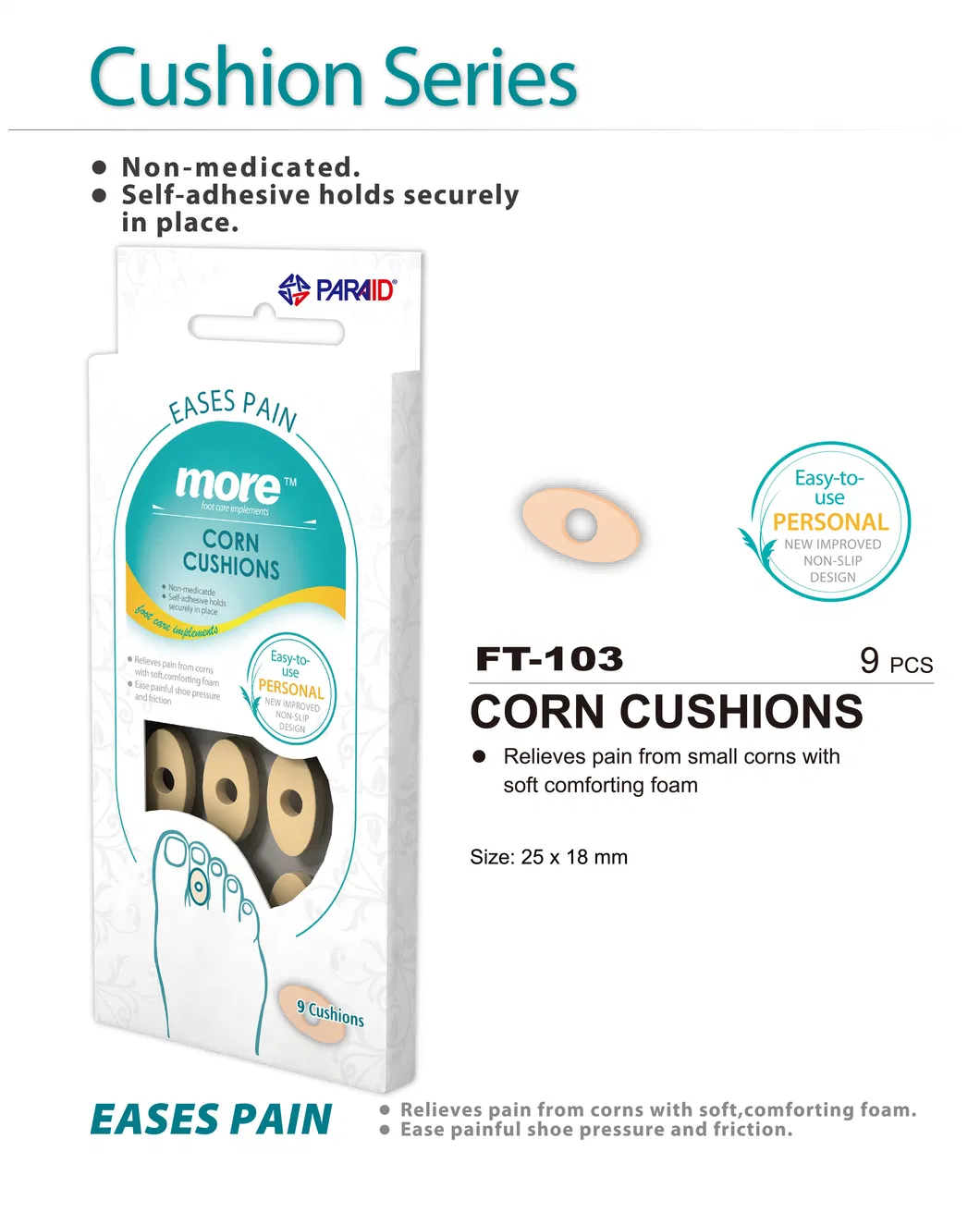 Foot Care Pain Relief Corn Cushions