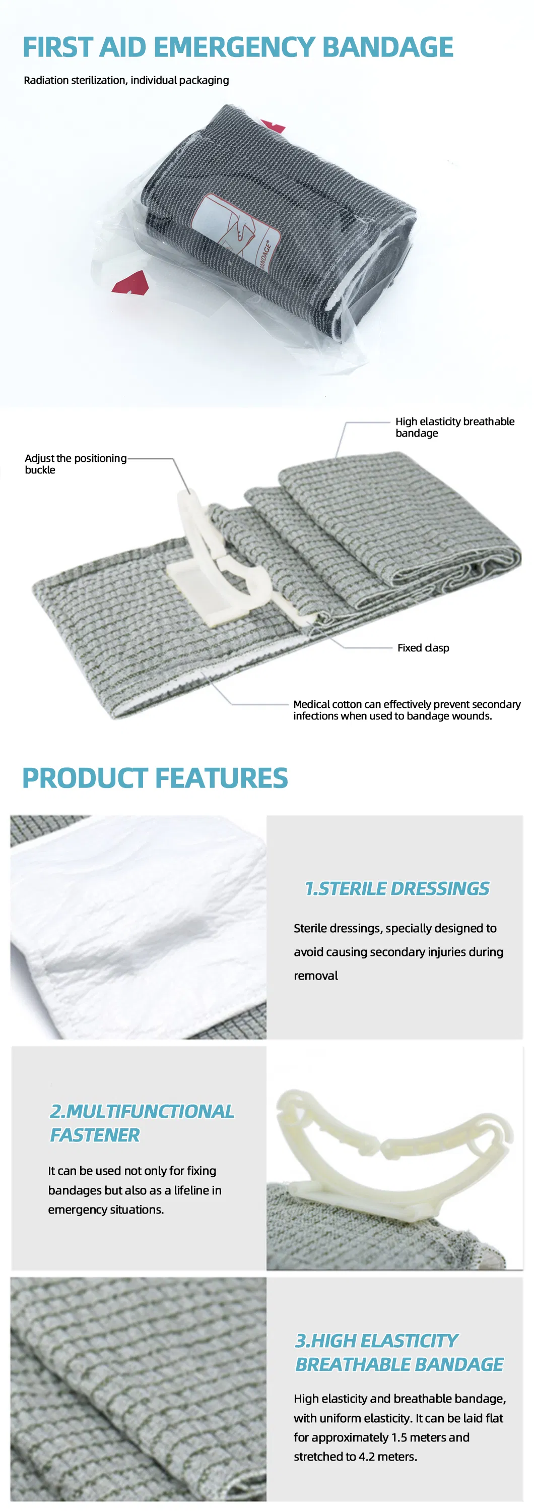 First Aid Emergency Bandage