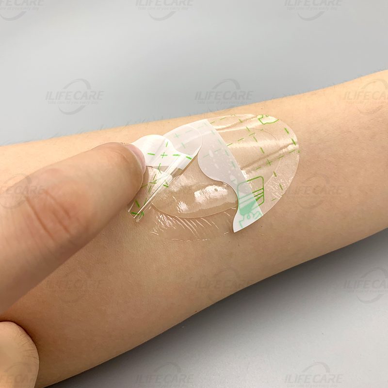 Waterproof Hydrocolloid Island Blister Plaster 37*55mm Foot Care