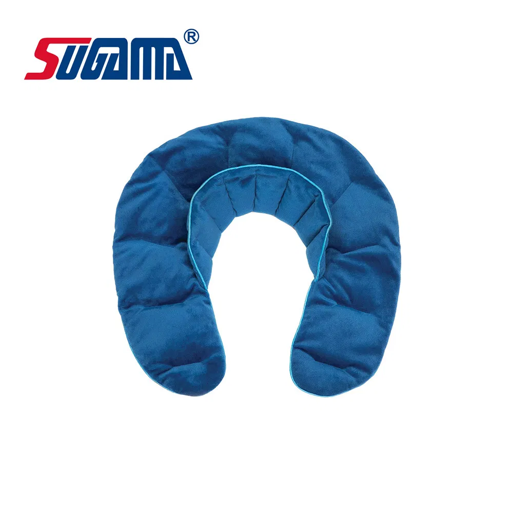 Weighted Moist Heat Hot and Cold Compress Heating Pad Microwavable Neck and Shoulders Wrap for Relief of Pain