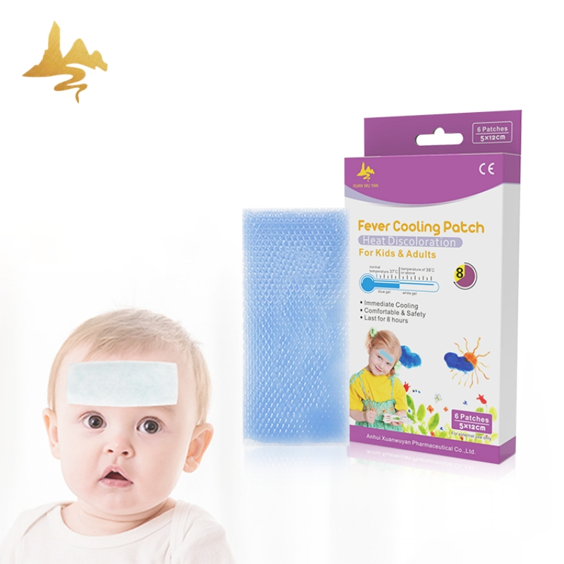 Disposable Relieve Working Fatigue Heat Discoloration Adult Fever Refreshing Cool Patch