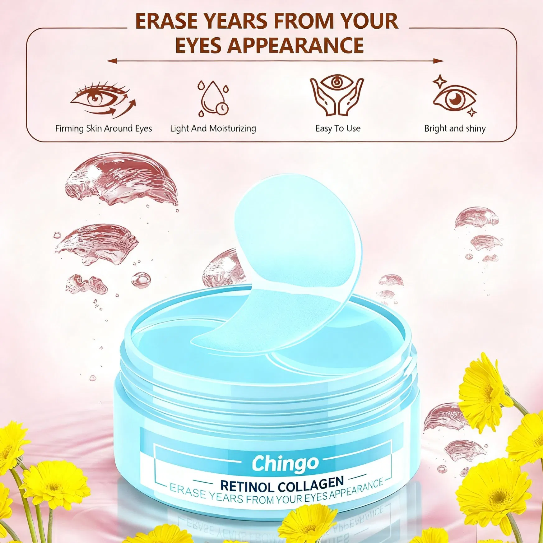 Anti-Wrinkle Eye Mask Firm Eye Area Reduce Fine Lines