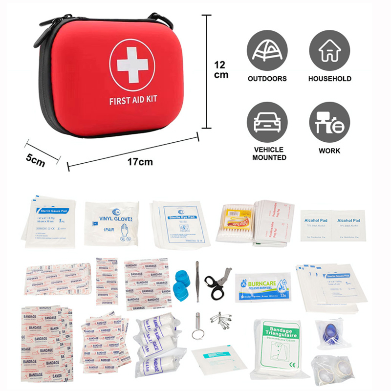 Portable Waterproof Tactical Mini First Aid Kit Outdoor Travel Trauma Kit