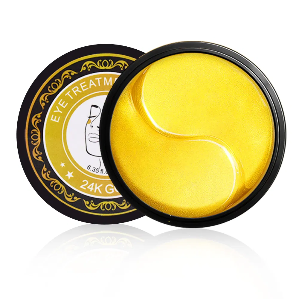 Custom Logo Deep Hydration Wholesale Anti-Wrinkle 24K Gold Collagen Eye Mask Removing Dark Circle and Fine Lines