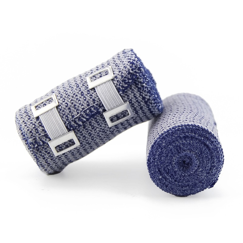 10cm×3.5m Cotton Elastic Ice Wrap Bandage with Bag for Cold Compress