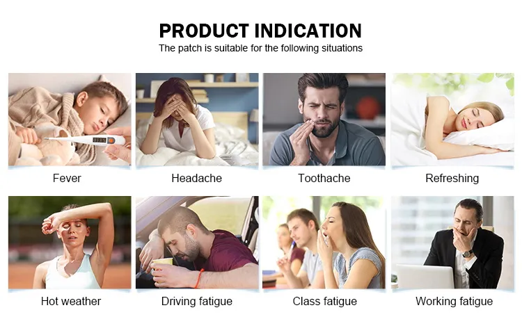 Cooling Gel Patch Usage