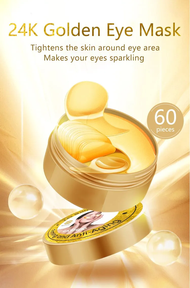 24K Golden Eye Mask Detail 1