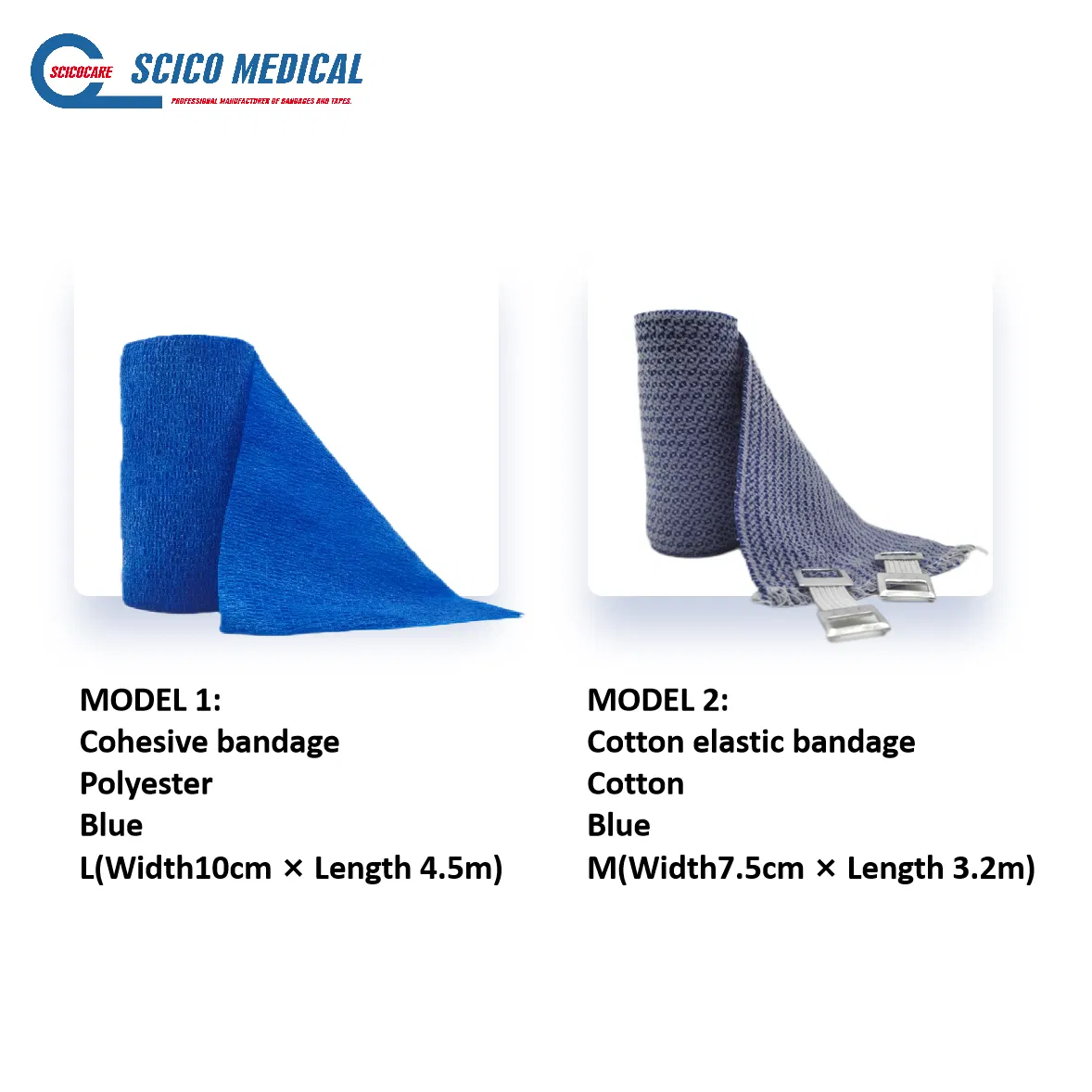 CE Cooling Elastic Bandage for Rapid Muscle Pain Relief with Menthol Compression