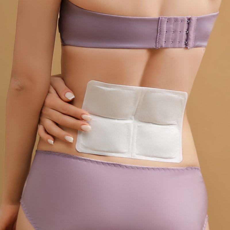 Air Activated Period Pain Patch with Perforated Line Menstrual Cramp Relief