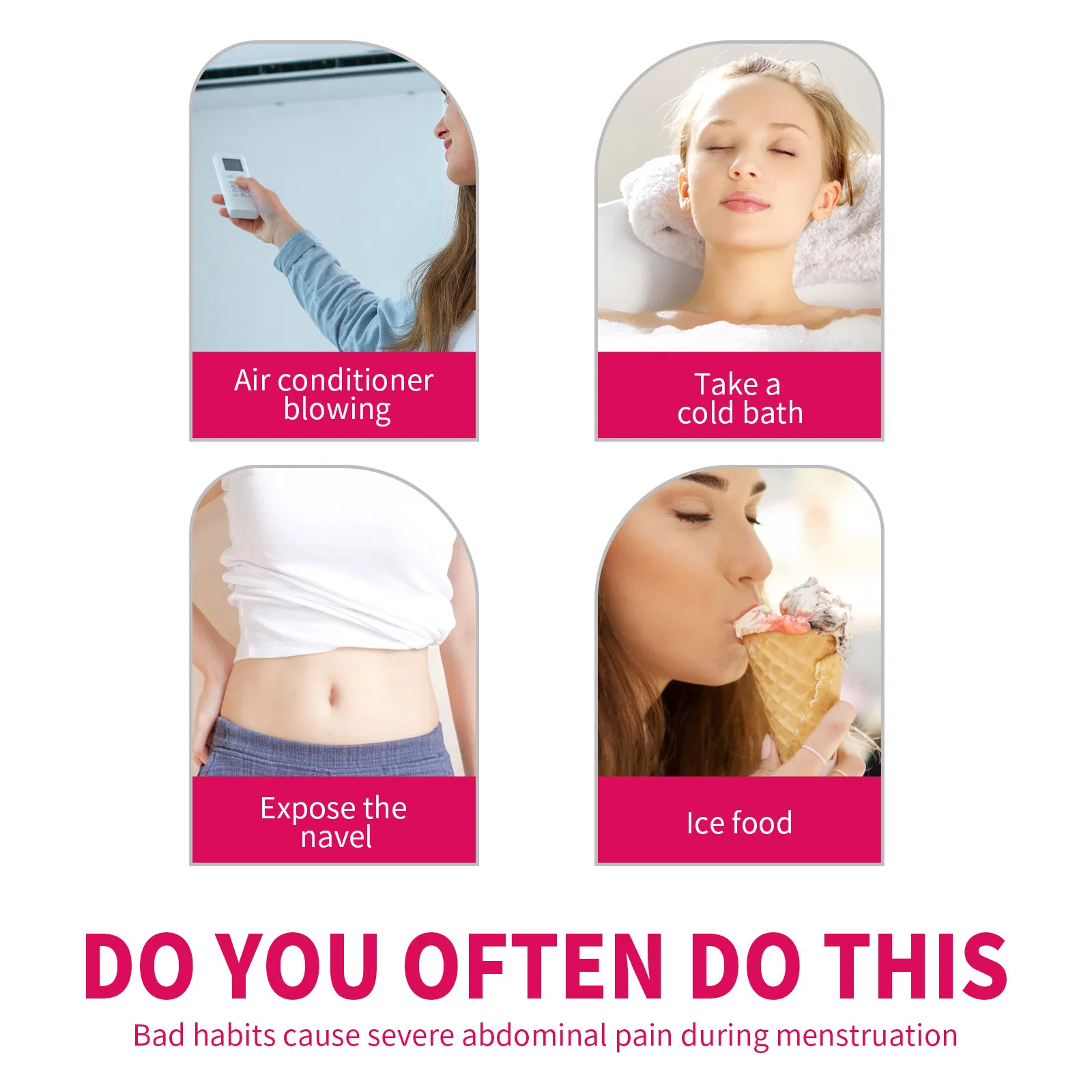 Warm Paste Heat Patch Menstrual Cramp Relief Pain Patch