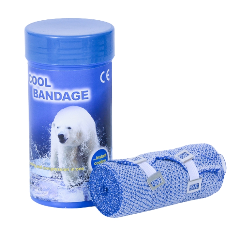 Wholesale 10cm×3.5m Ice Wrap Elastic Cooling Bandage 10cm×3.5m Bottle Pack with Bottle Pack