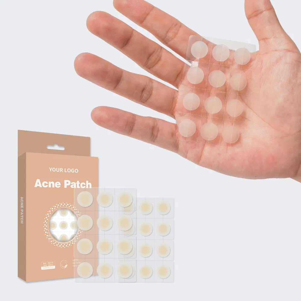 Ultra Thin Bordered Hydrocolloid Acne Patch Pimple Blemished Spots Care Self-Adhesive Cover 15dots/Sheet Skin Care Pimple Absorb Sticker