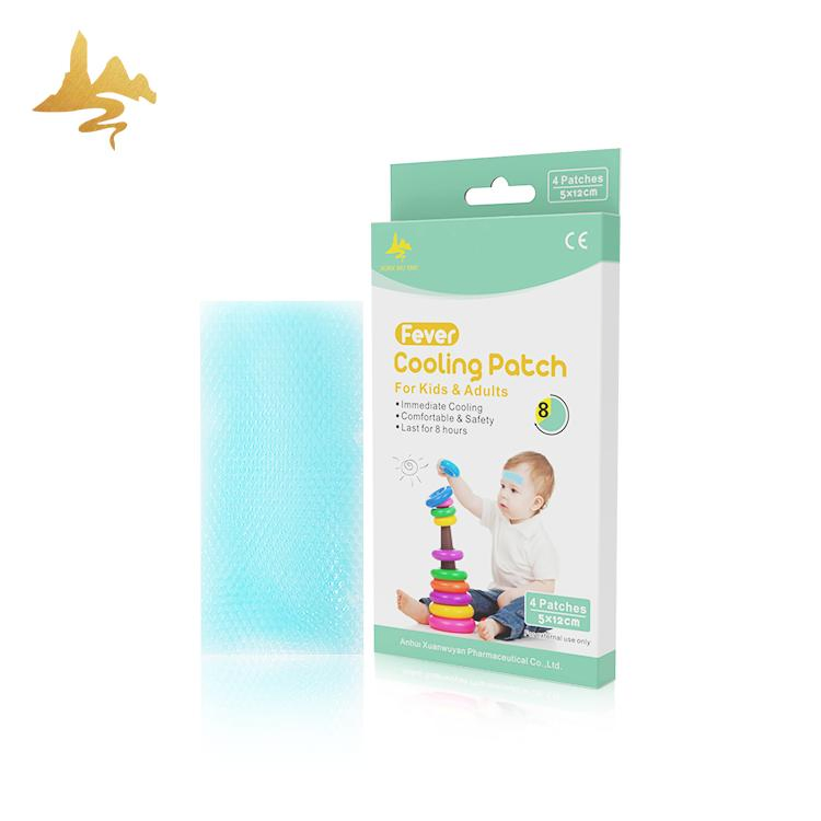 Basic Customization Price Natural Mint Headache Relief Kids Cooling Gel Fever Patch