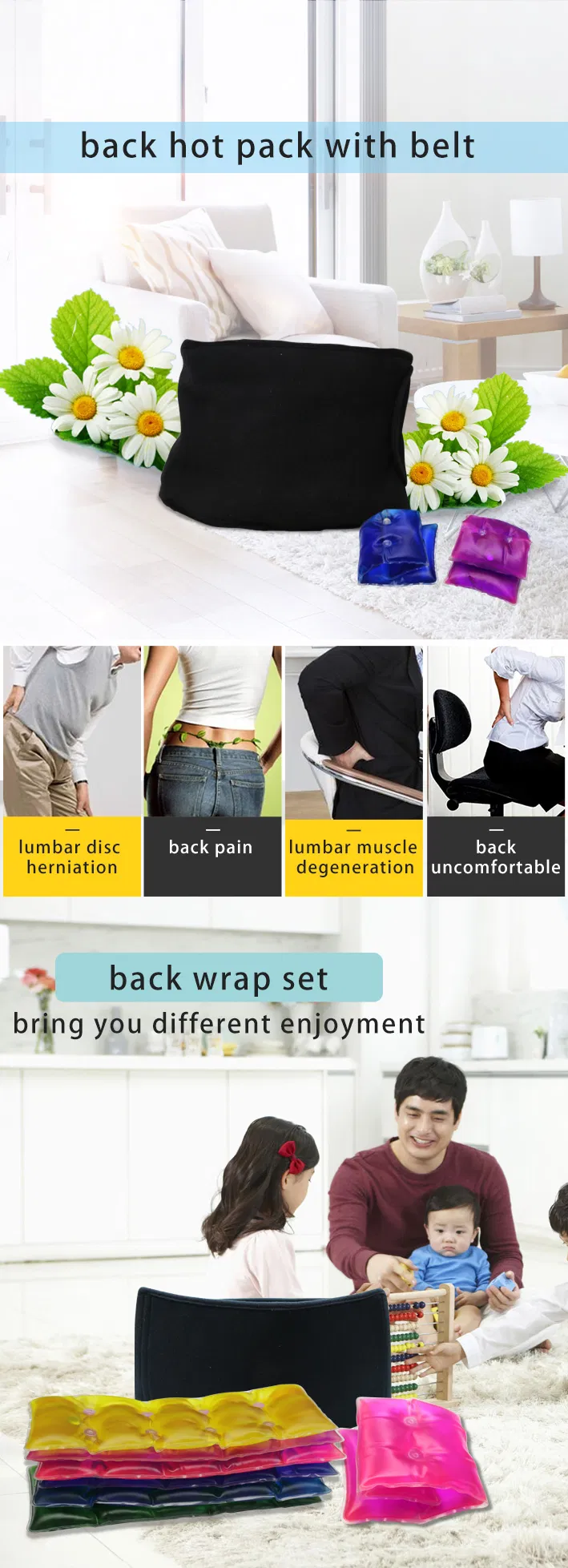 Waist Pain Relief Back Heat Pad 1