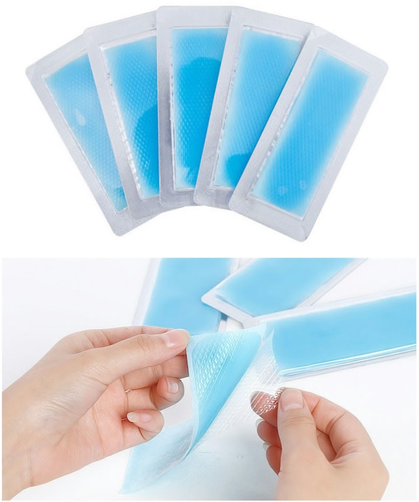 Healthy Safe Headache Fever Relieve Cooling Gel Patches for Baby and Adult