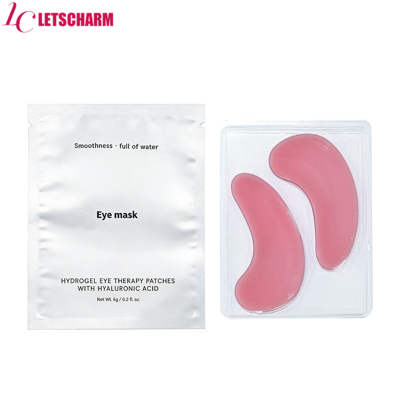 Ls162 Ready Stock Pink Hydrogel Eye Masks Anti-Wrinkle Brightening Reduce Dark Circles