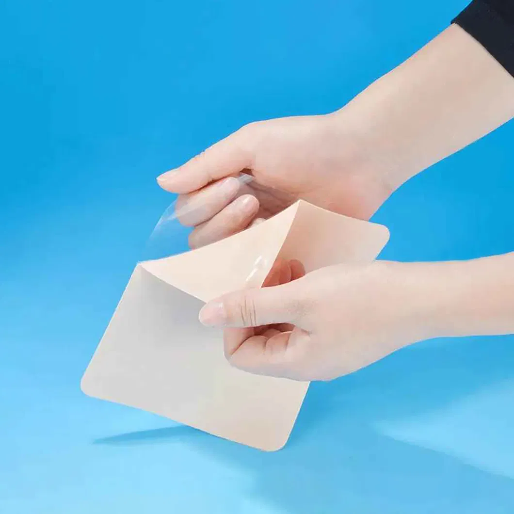 Scar Removal Gel Sheet Application