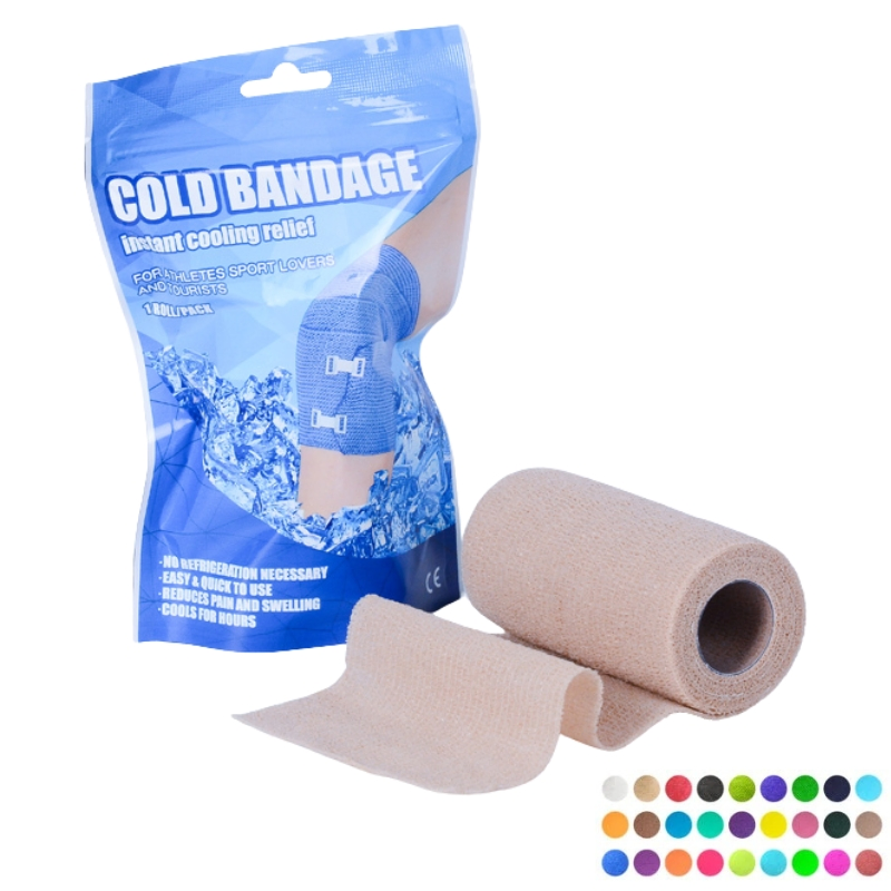 Manufacturer Direct Cold Cohesive Bandage Self-Adhesive Compression Wrap for Injury Recovery