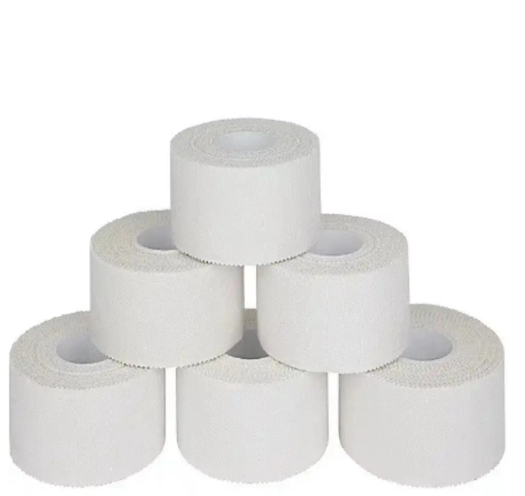 100%Cotton&CE FDA ISO Medical Athletic Zinc Oxide Glue Athletic Adhesive Fabric Latex or Latex Free Glue Waterproof Sports Tape