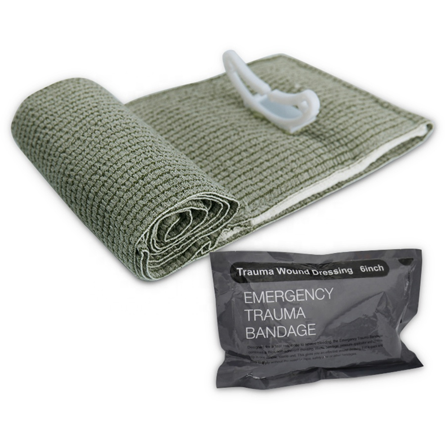 Medical Consumables Emergency Israeli Dressing Head Bandage First Aid Triangular Bandage